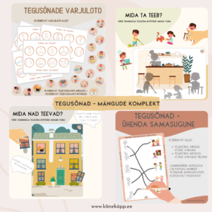 Tegusõnad - mängude komplekt