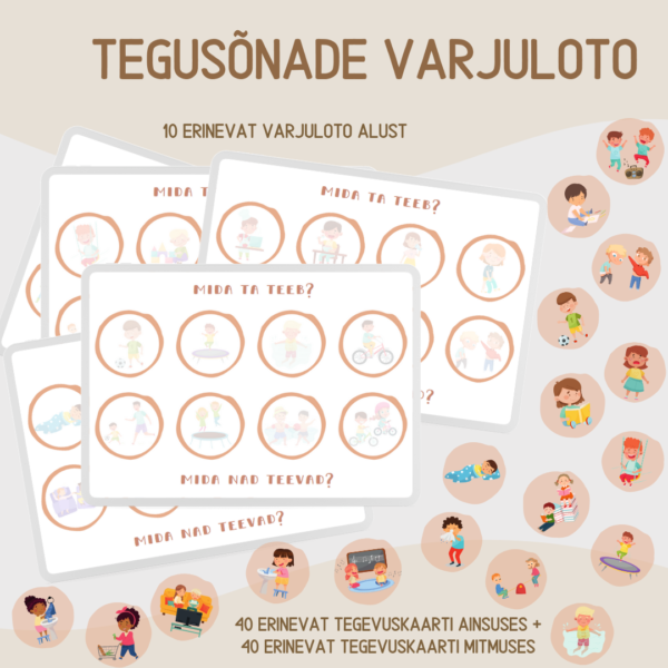 Tegusõnad - mängude komplekt - Image 2